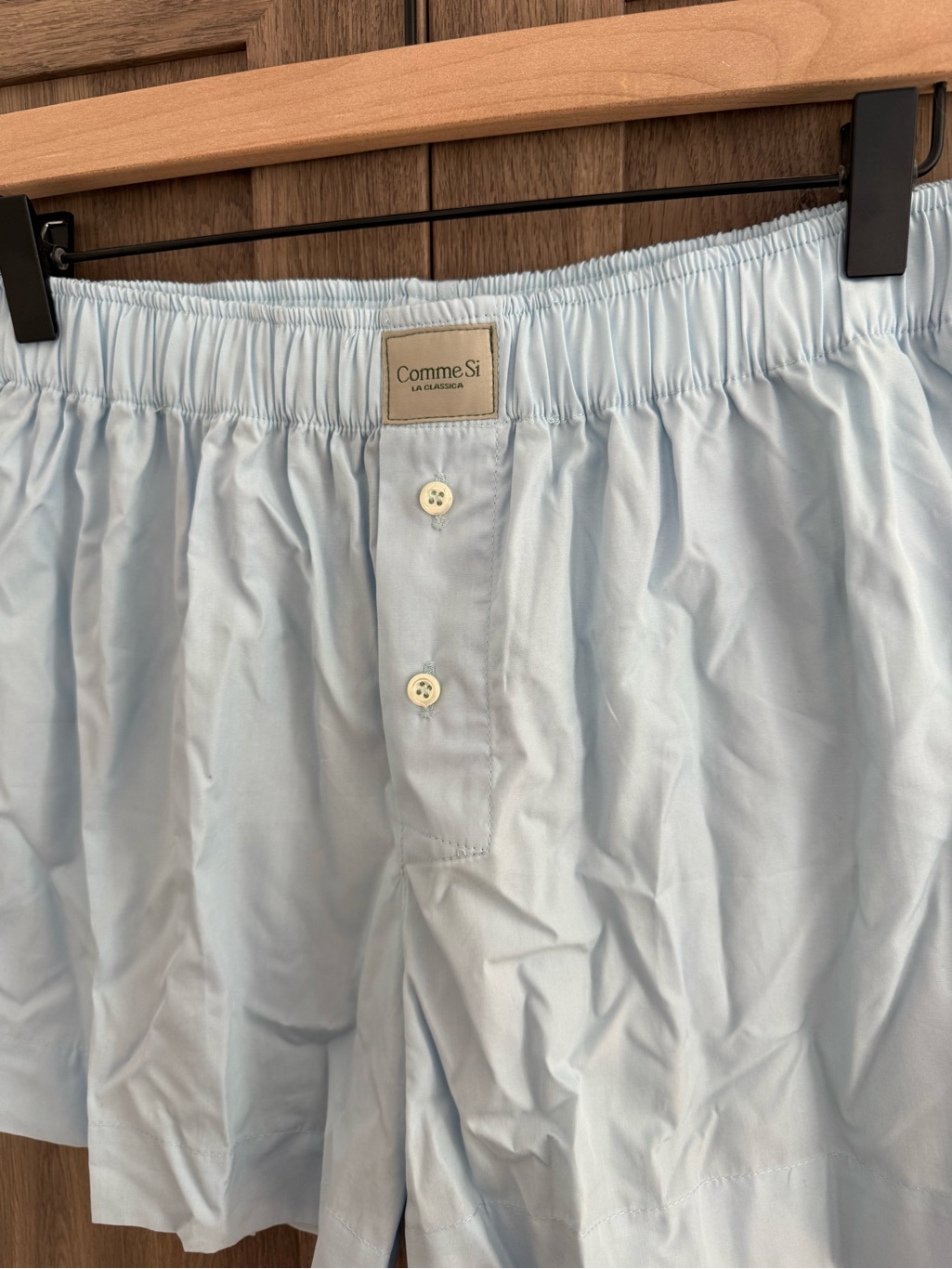 Nwt Revolve Comme Si La Boxer Classica Short In Grecian Blue Size Small — image 3 of 8